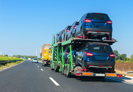 Trasporto auto su bisarca